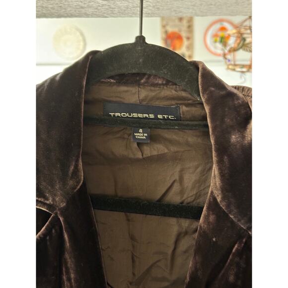 Trousers Etc. Velvet Blazer - Picture 2 of 5